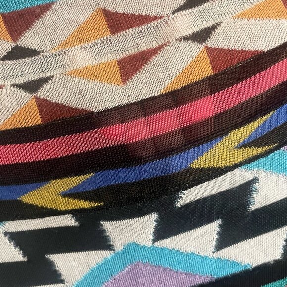 Aldo Martins Multicolor Geometric Long Sleeve Dress - Picture 9 of 11